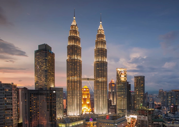 Admire the Petronas Twin Towers