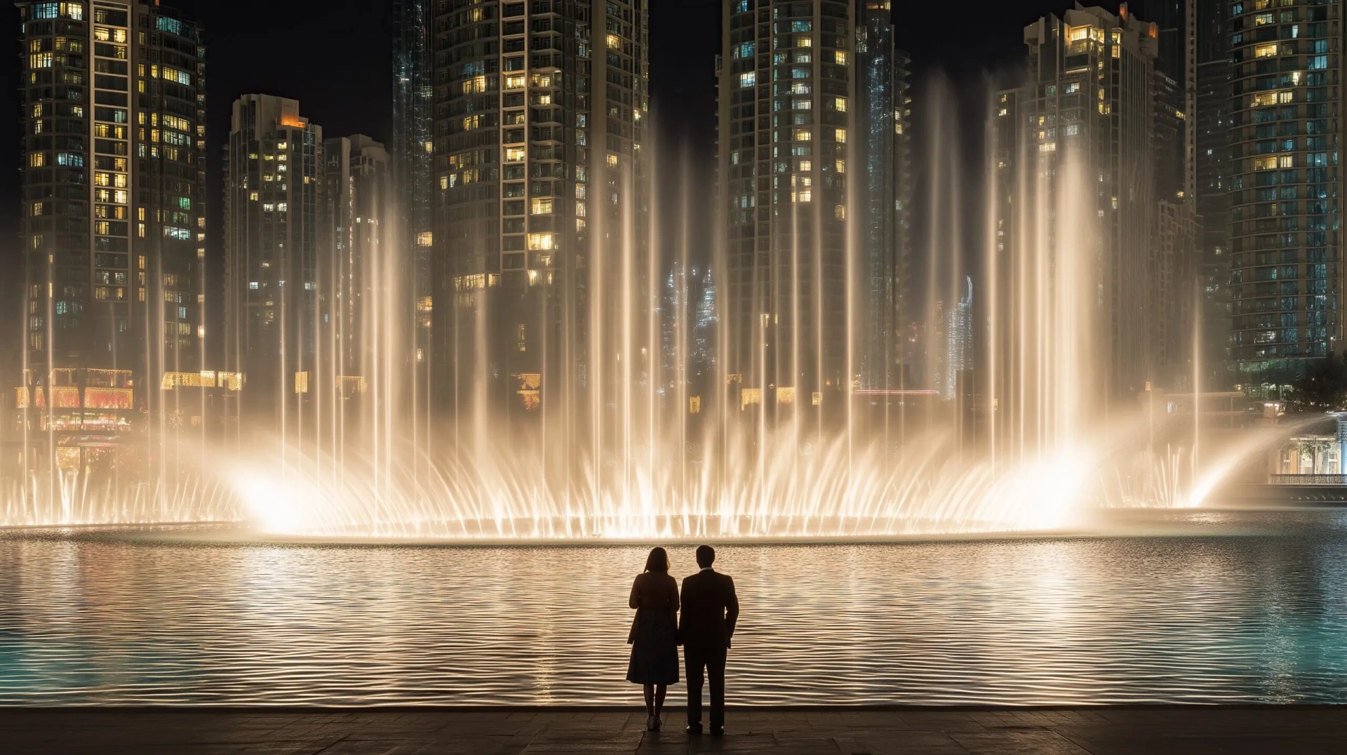 Dubai Mall and Dubai Fountain Area